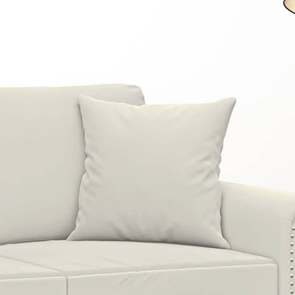 Zierkissen 2 Stk. Creme 40x40 cm Samt