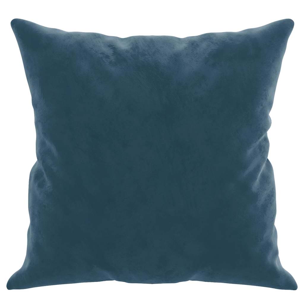 Zierkissen 2 Stk. Blau 40x40 cm Samt