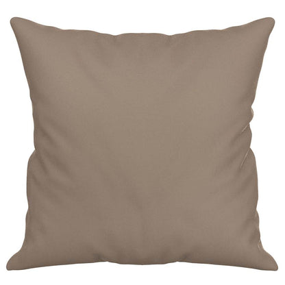 Zierkissen 2 Stk. Taupe 40x40 cm Mikrofasergewebe