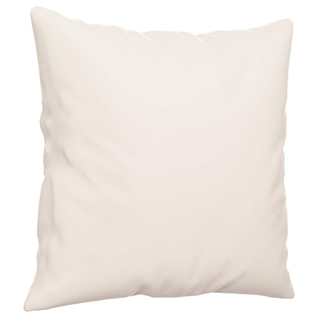 Zierkissen 2 Stk. Beige 40x40 cm Mikrofasergewebe