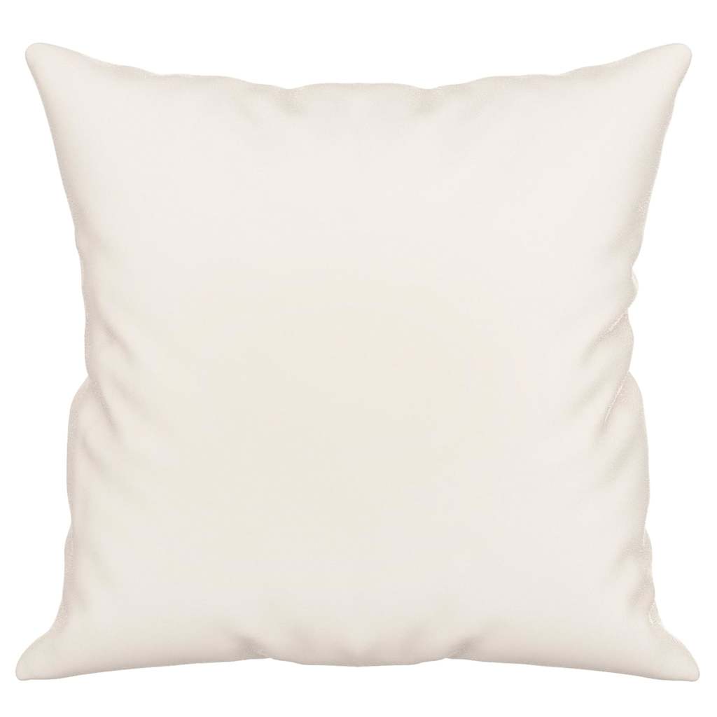 Zierkissen 2 Stk. Beige 40x40 cm Mikrofasergewebe