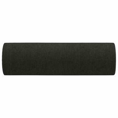 Zierkissen 2 Stk. Schwarz Ø15x50 cm Stoff