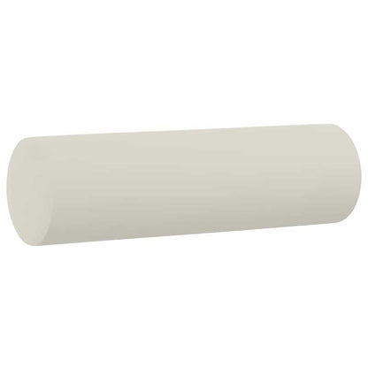 Zierkissen 2 Stk. Creme Ø15x50 cm Samt