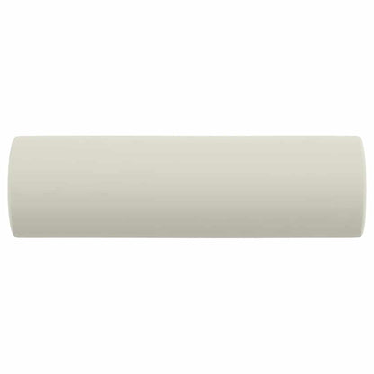Zierkissen 2 Stk. Creme Ø15x50 cm Samt