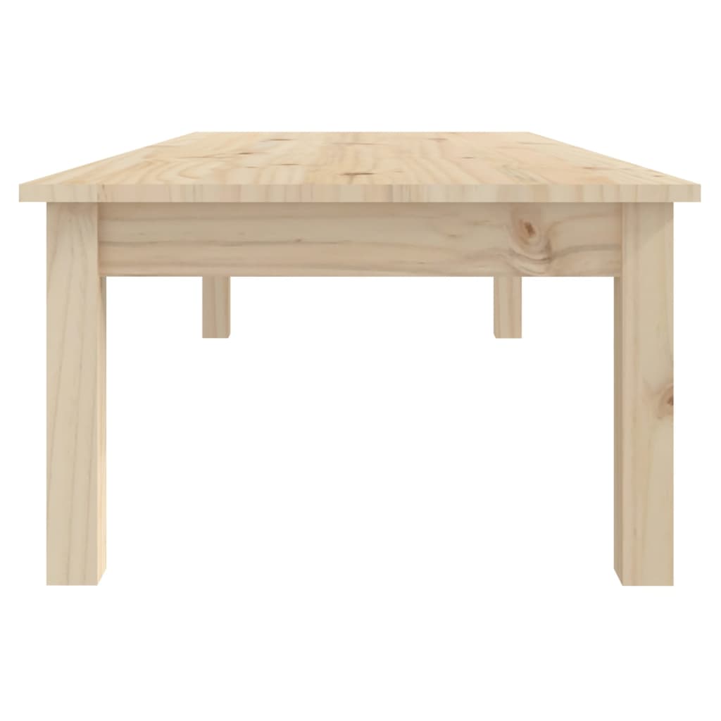 Table basse 110x50x30 cm en pin massif