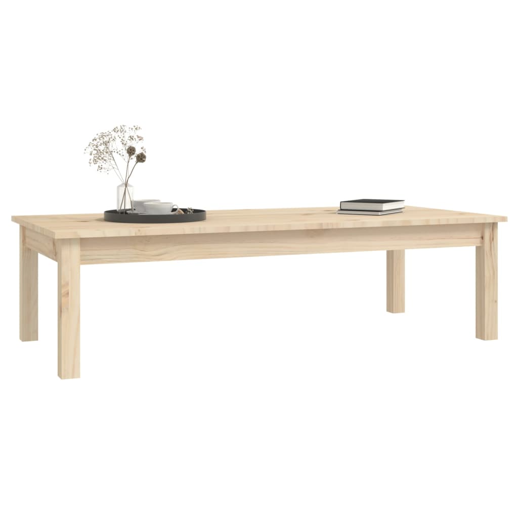 Table basse 110x50x30 cm en pin massif