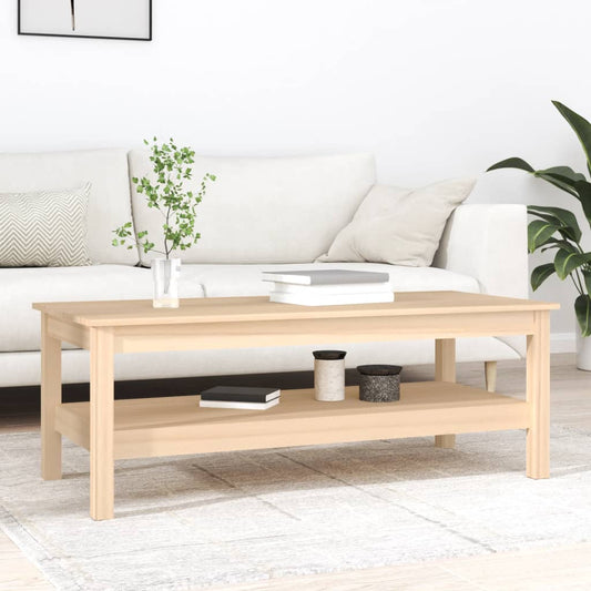 Couchtisch 110x50x40 cm Massivholz Kiefer