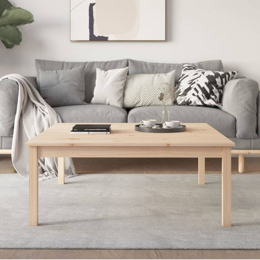 Couchtisch 100x100x40 cm Massivholz Kiefer
