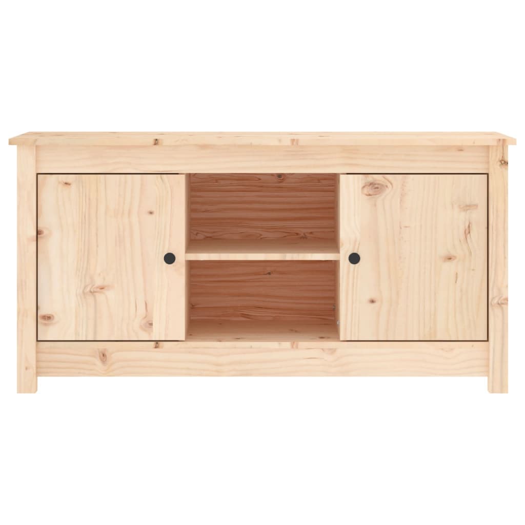 Meuble TV 103x36,5x52 cm en bois de pin massif