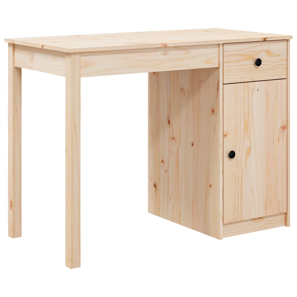 Bureau 100x50x75 cm en bois de pin massif