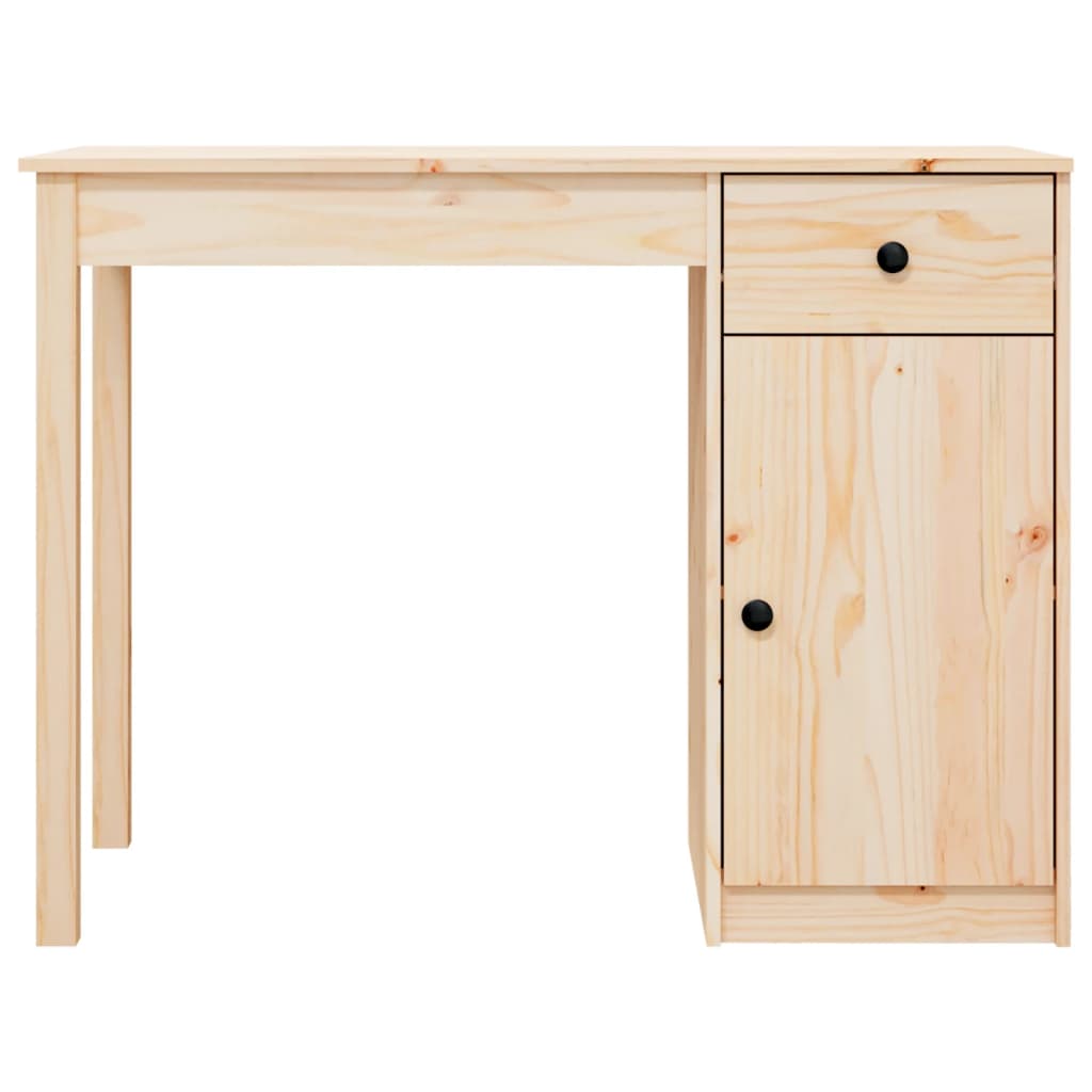 Bureau 100x50x75 cm en bois de pin massif