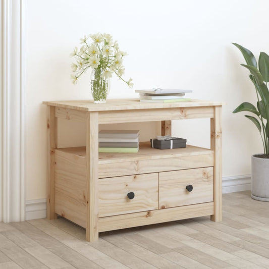 Table basse 71x49x55 cm en bois de pin massif