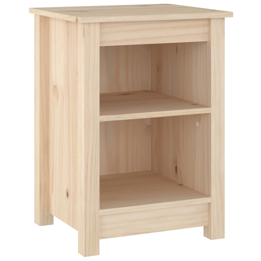 Bedside tables 2 pcs. 40x35x55 cm solid pine wood
