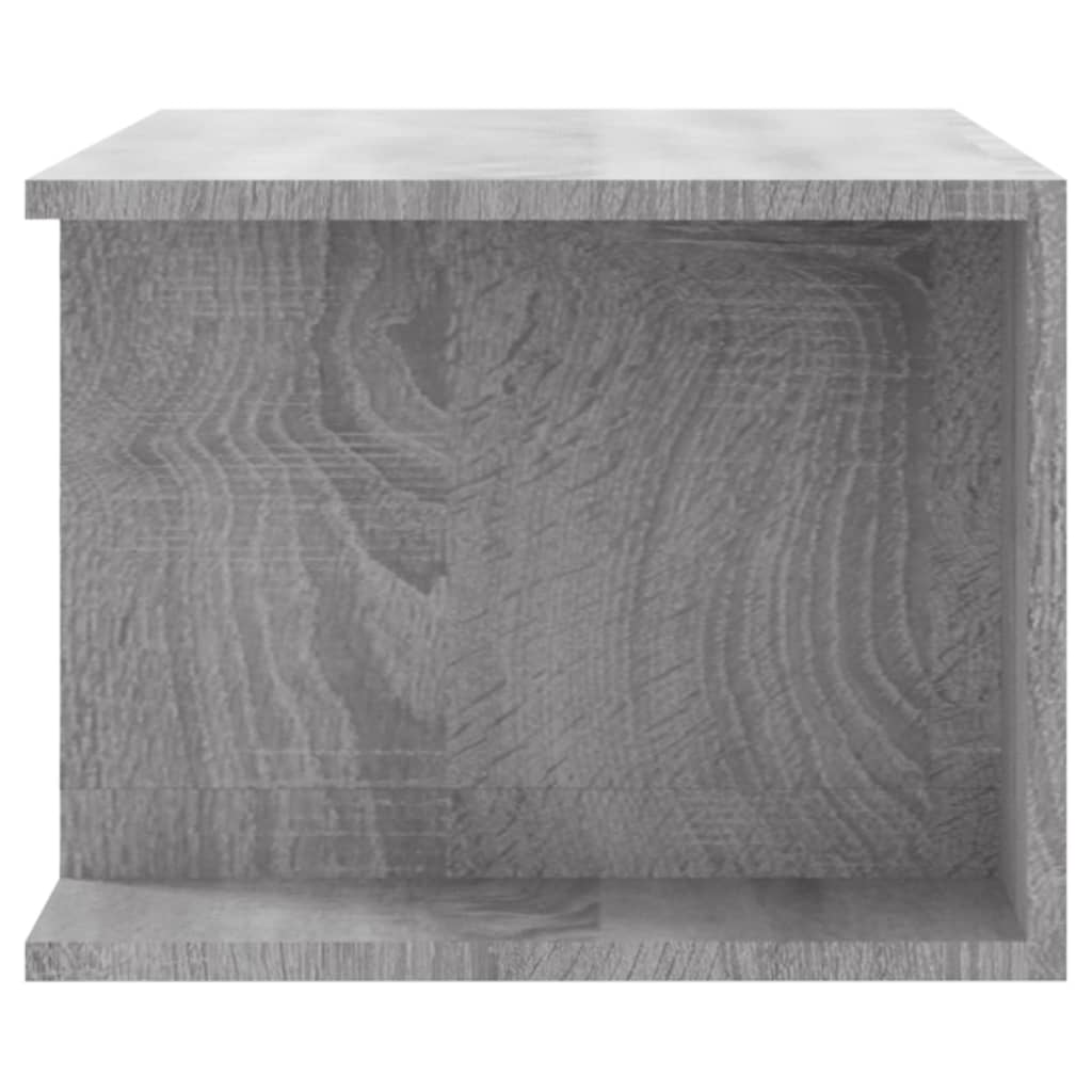 TV Cabinet with LED Lights Gray Sonoma 90x39x30 cm