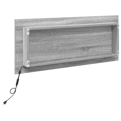 Spiegel Graues Sonoma 90 x 8,5 x 37 cm Holzwerkstoff