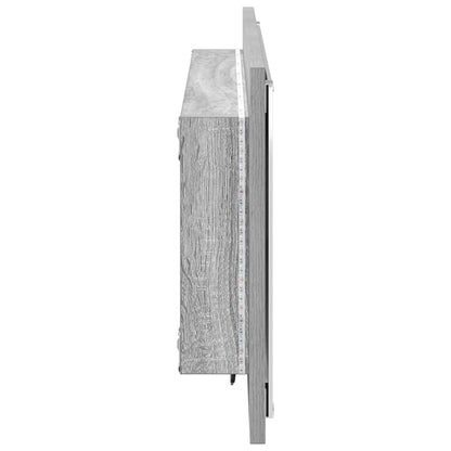 Spiegel Graues Sonoma 90 x 8,5 x 37 cm Holzwerkstoff