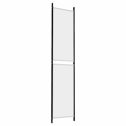 3-tlg. Paravent Weiß 150x220 cm Stoff