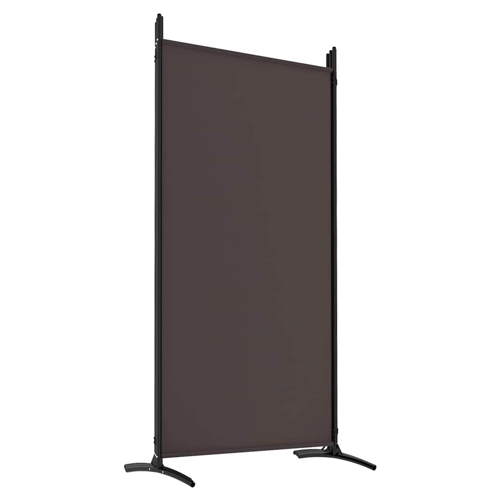 6-tlg. Paravent Braun 520x180 cm Stoff