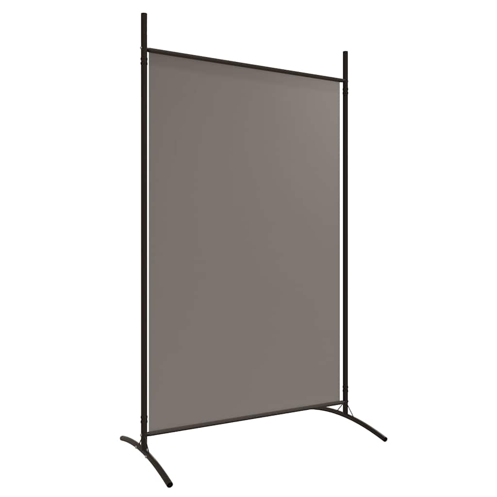 6-tlg. Paravent Anthrazit 520x180 cm Stoff
