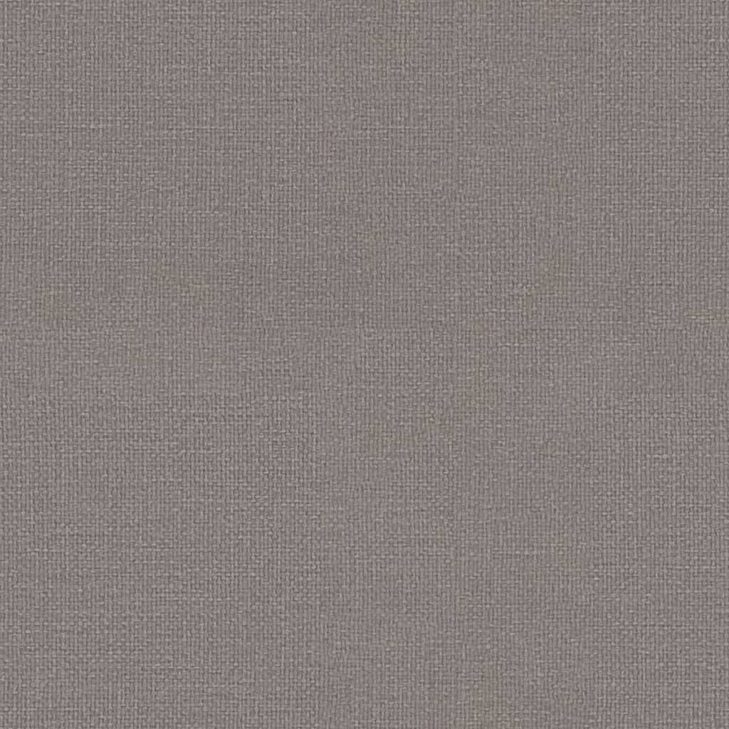 Bürostuhl mit Liegefunktion Taupe Stoff