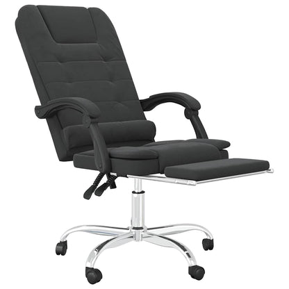 Bürostuhl mit Massagefunktion Schwarz Kunstleder