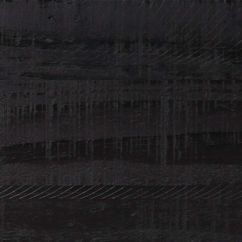 Nachttisch Schwarz 36x30x45 cm Massivholz Kiefer