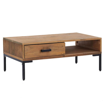 Couchtisch 90x50x35 cm Massivholz Kiefer