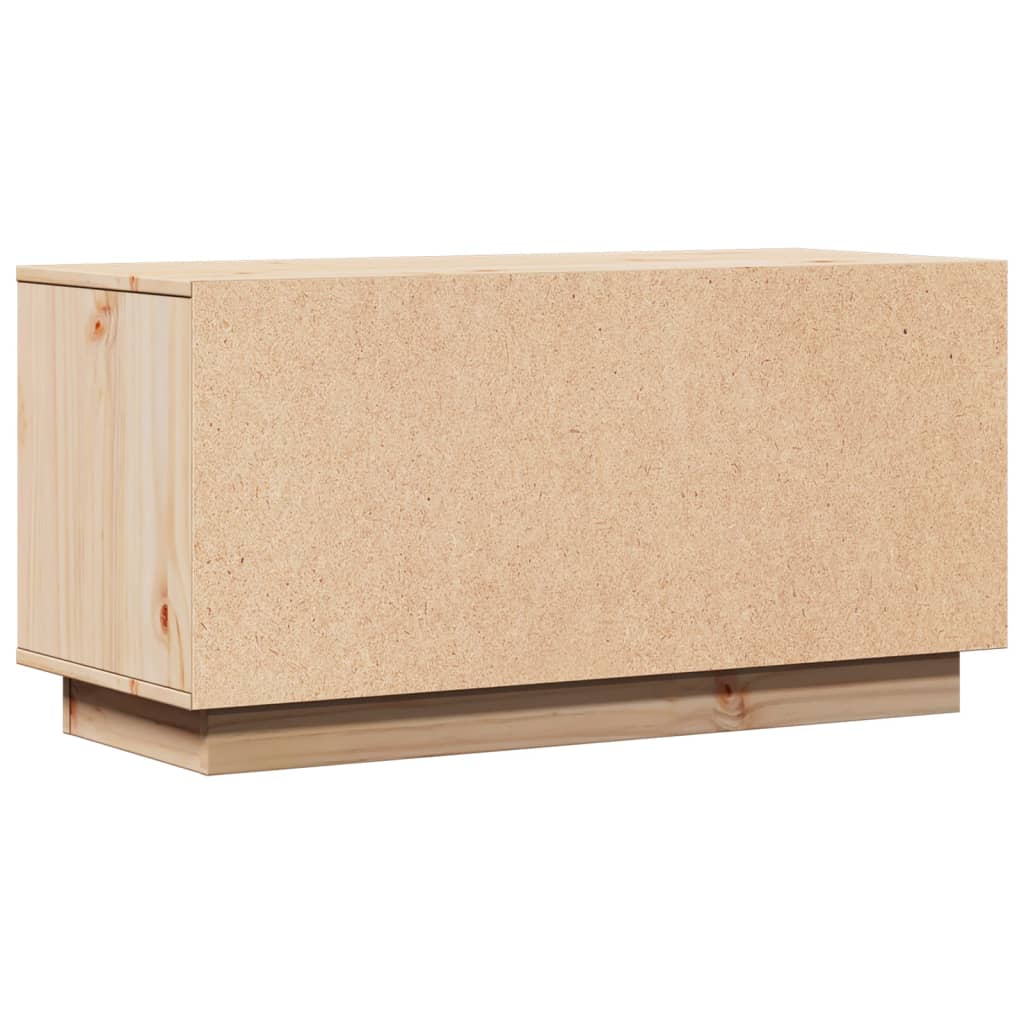 TV-Schrank 80x34x40 cm Massivholz Kiefer