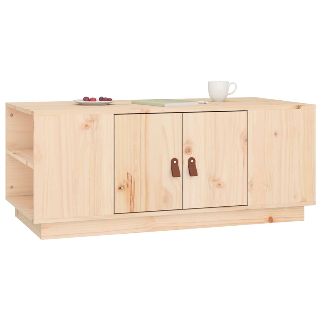 Table basse 100x50x41 cm en bois de pin massif