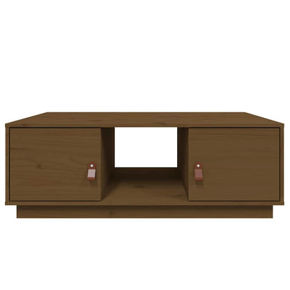 Couchtisch Honigbraun 100x50x35 cm Massivholz Kiefer