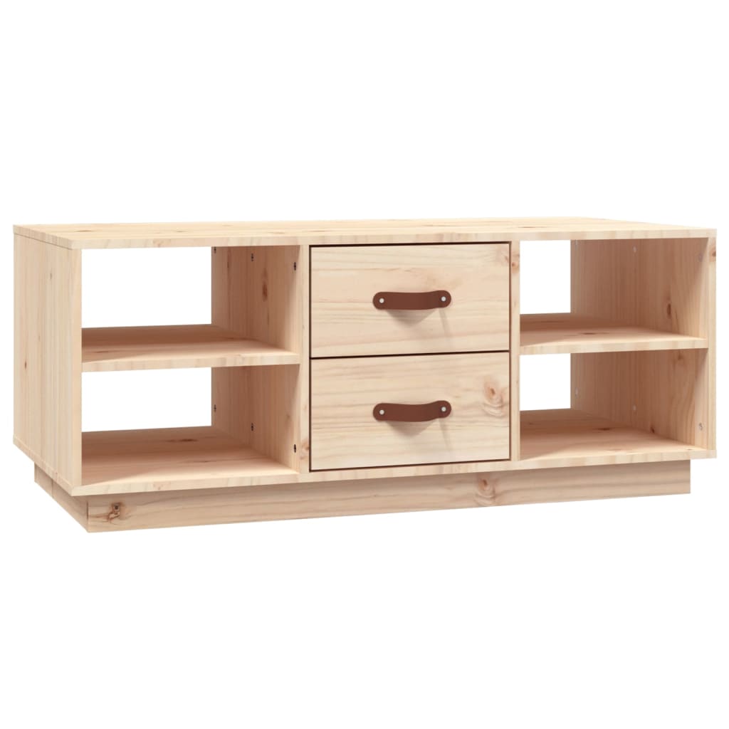 Table basse 100x50x41 cm en bois de pin massif