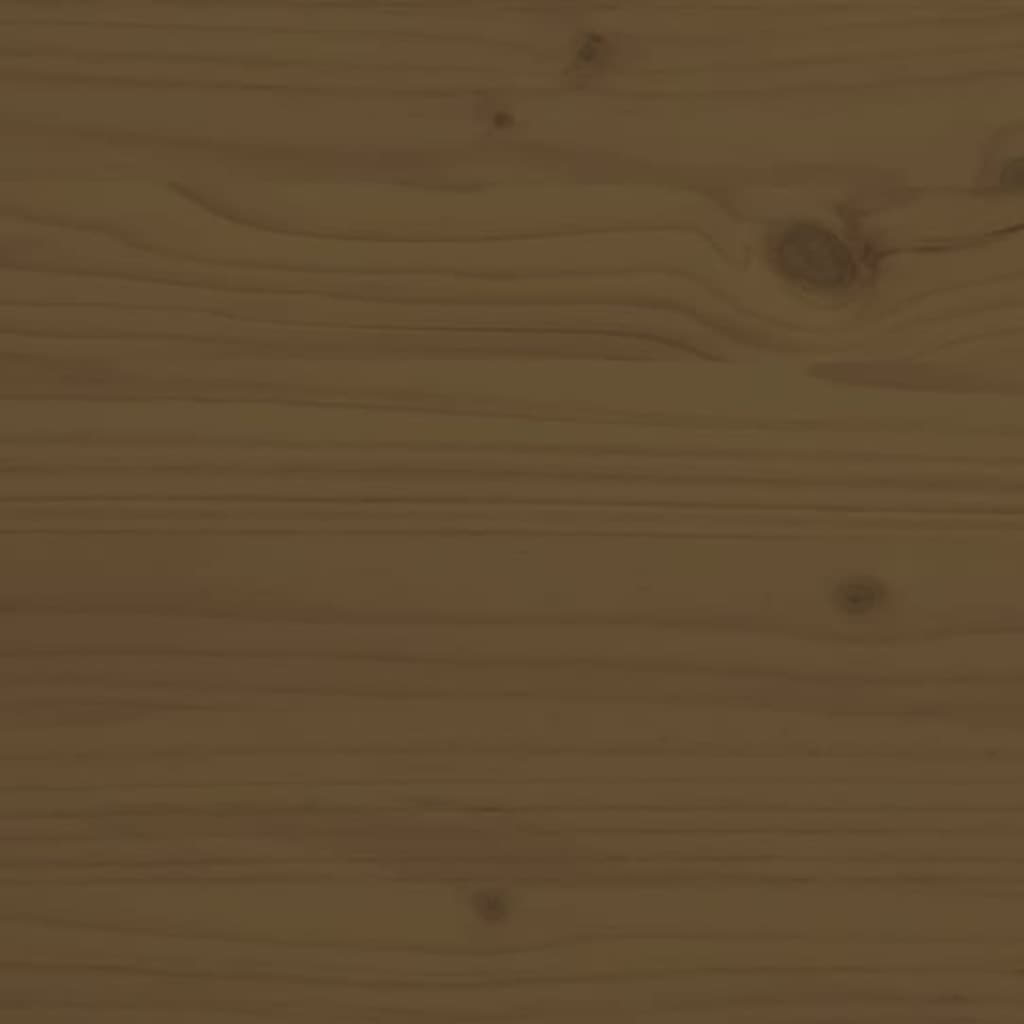 Bedside tables 2 pcs. Honey brown 40x34x55 cm solid pine wood
