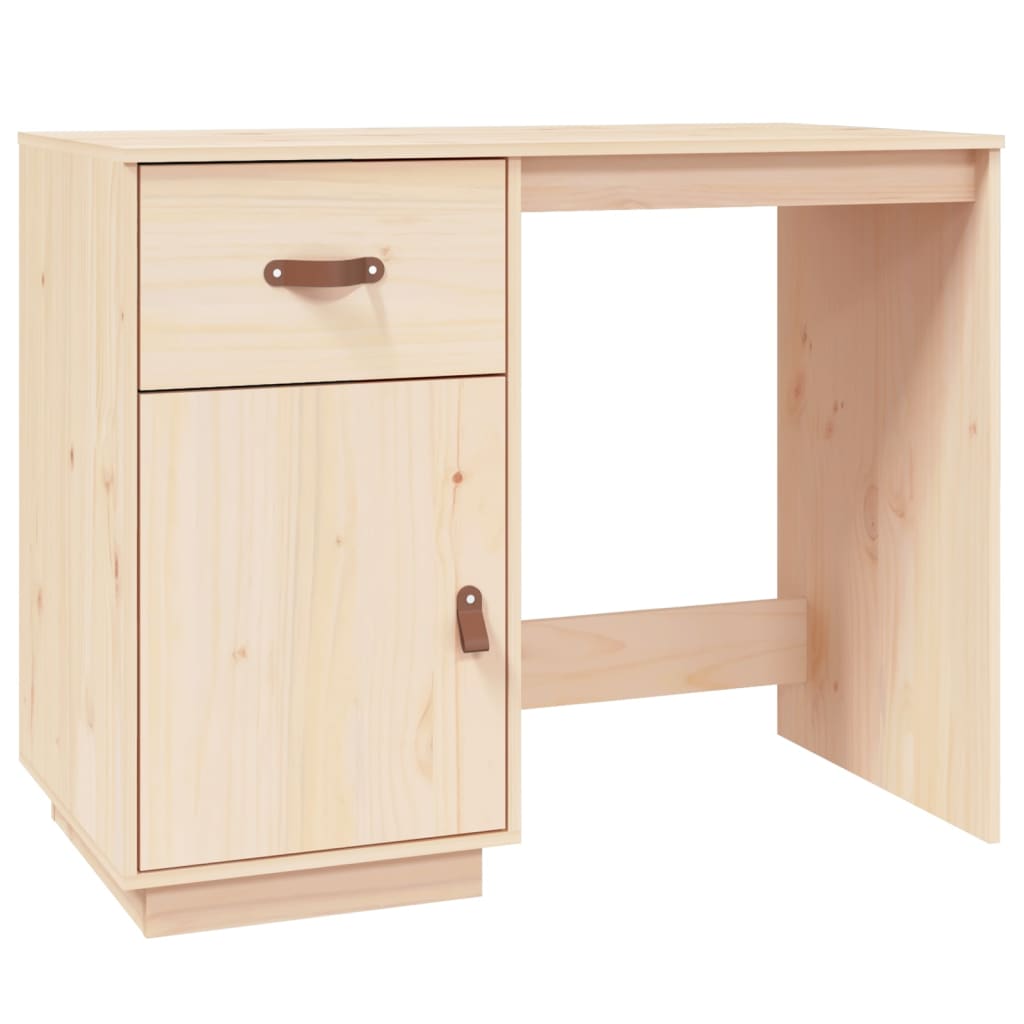 Bureau 95x50x75 cm en bois de pin massif