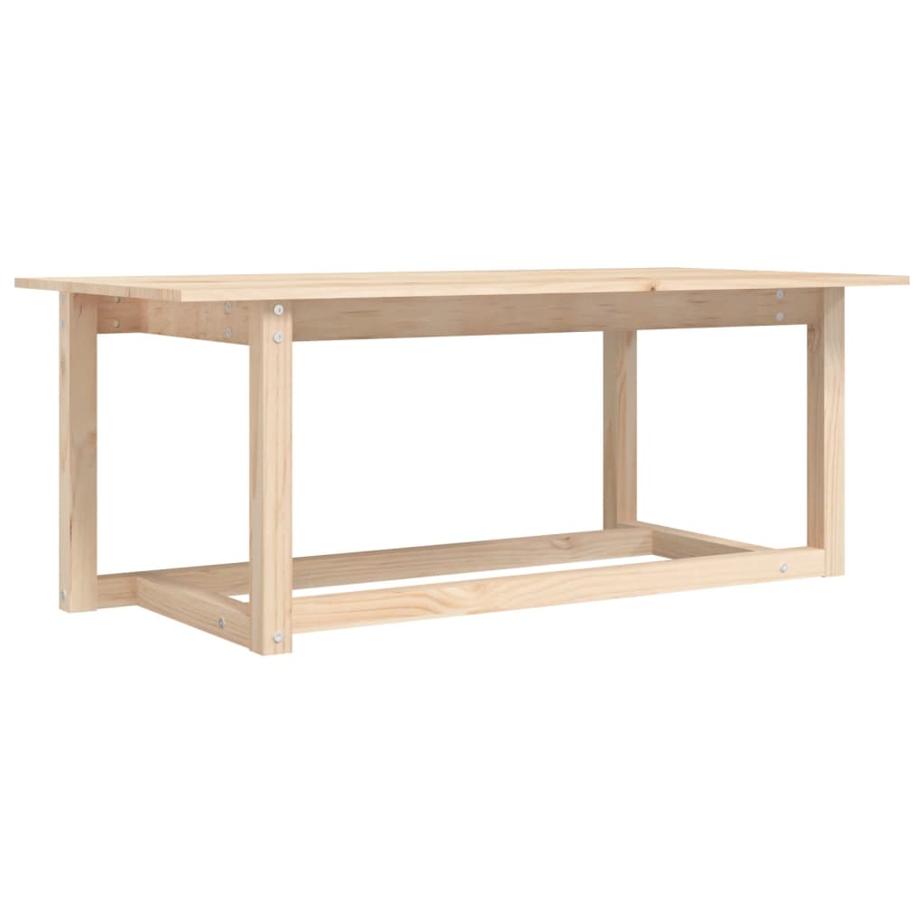 Table basse 110x55x45 cm en bois de pin massif