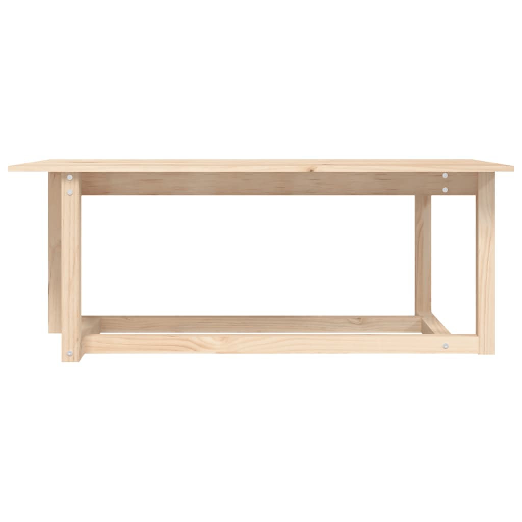 Table basse 110x55x45 cm en bois de pin massif