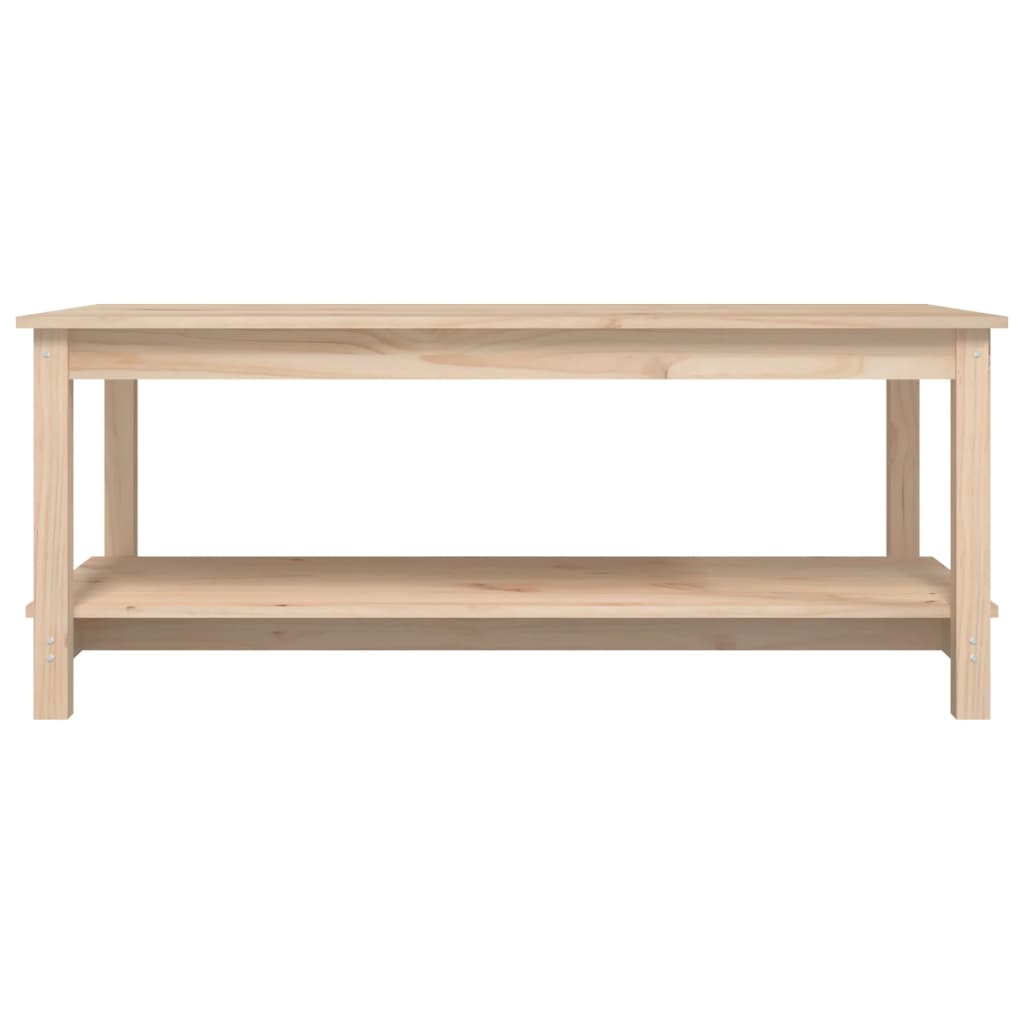 Table basse 110x55x45 cm en bois de pin massif