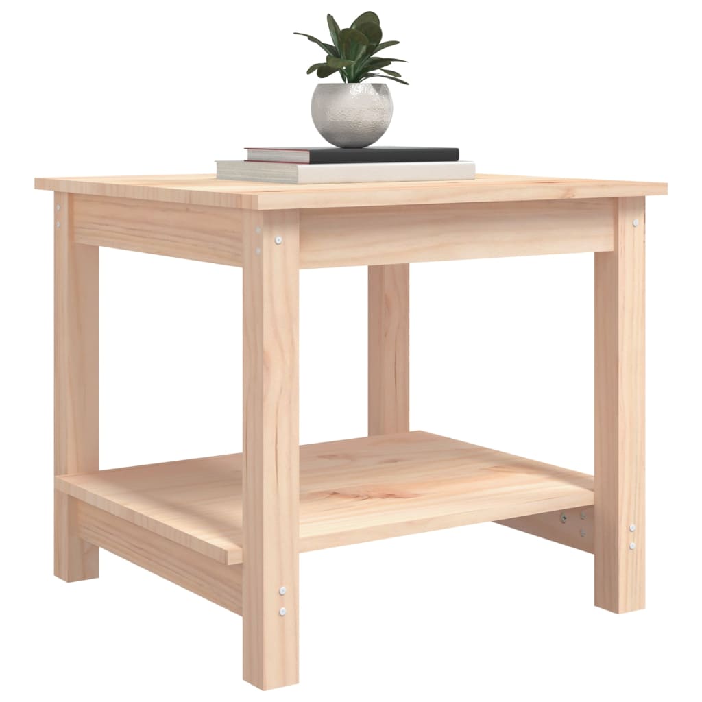 Table basse 50x50x45 cm en bois de pin massif