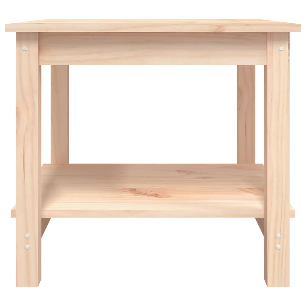 Table basse 50x50x45 cm en bois de pin massif