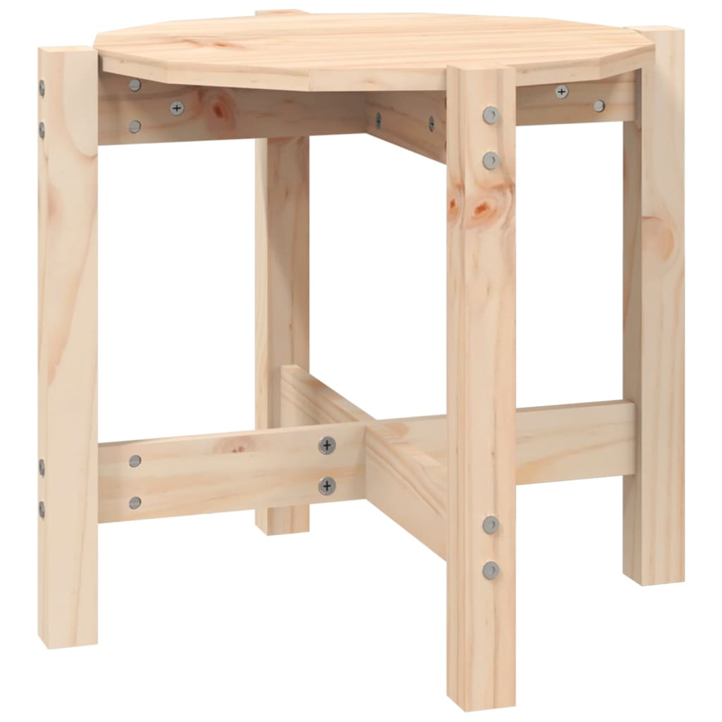 Table basse Ø 52,5x45 cm en bois de pin massif