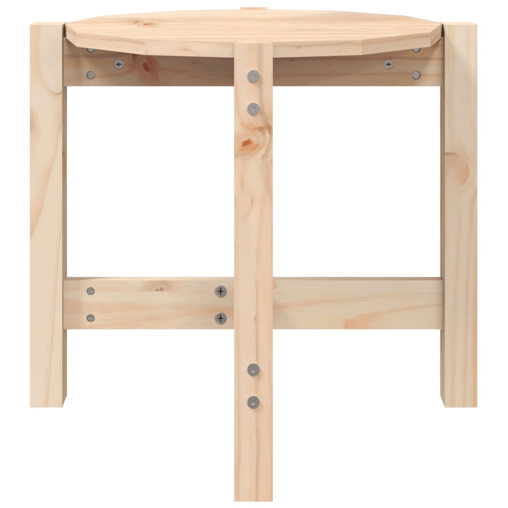 Table basse Ø 52,5x45 cm en bois de pin massif