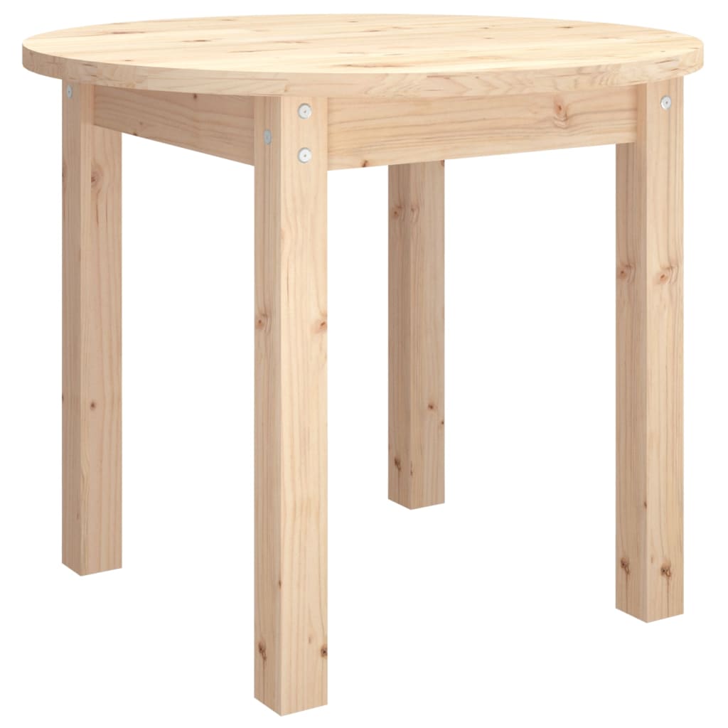 Table basse Ø 55x45 cm en pin massif