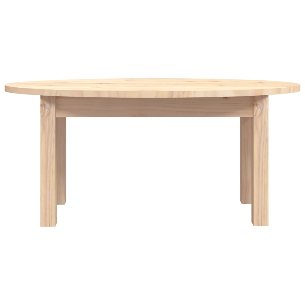 Table basse 80x40x35 cm en bois de pin massif