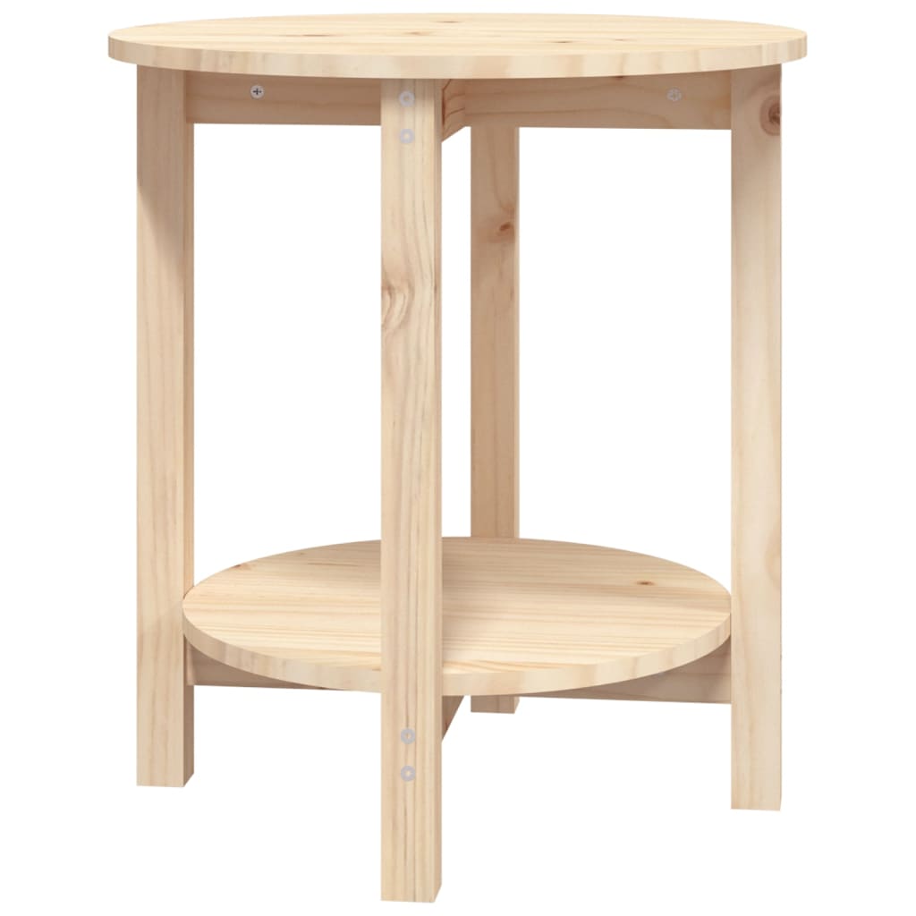 Table basse Ø 55x60 cm en pin massif