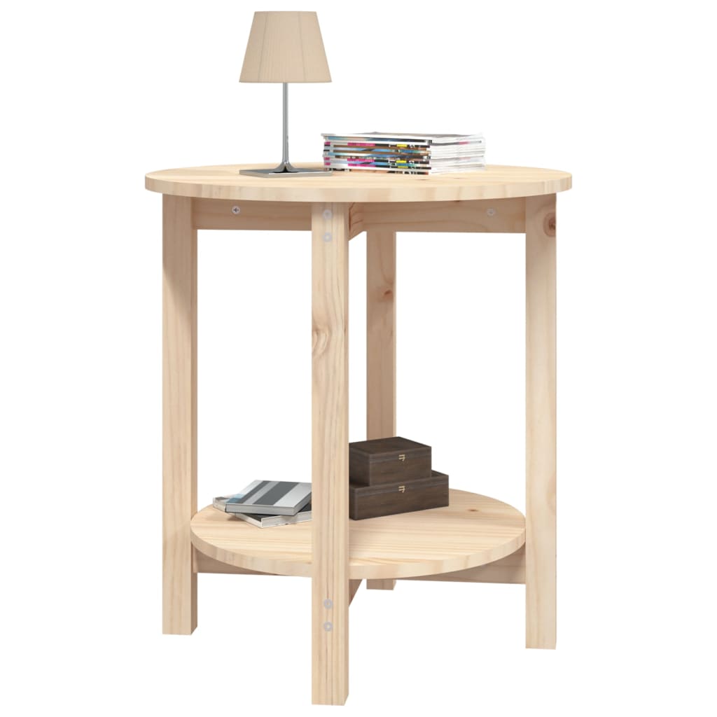 Table basse Ø 55x60 cm en pin massif