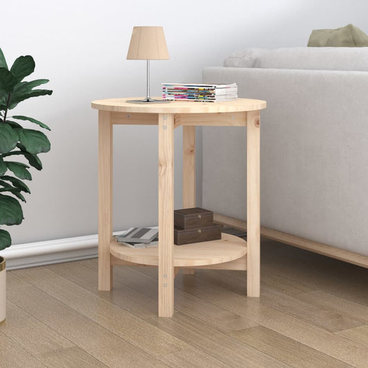 Table basse Ø 55x60 cm en pin massif