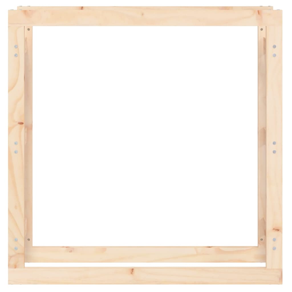 Etagère à bûches 100x25x100 cm en pin massif