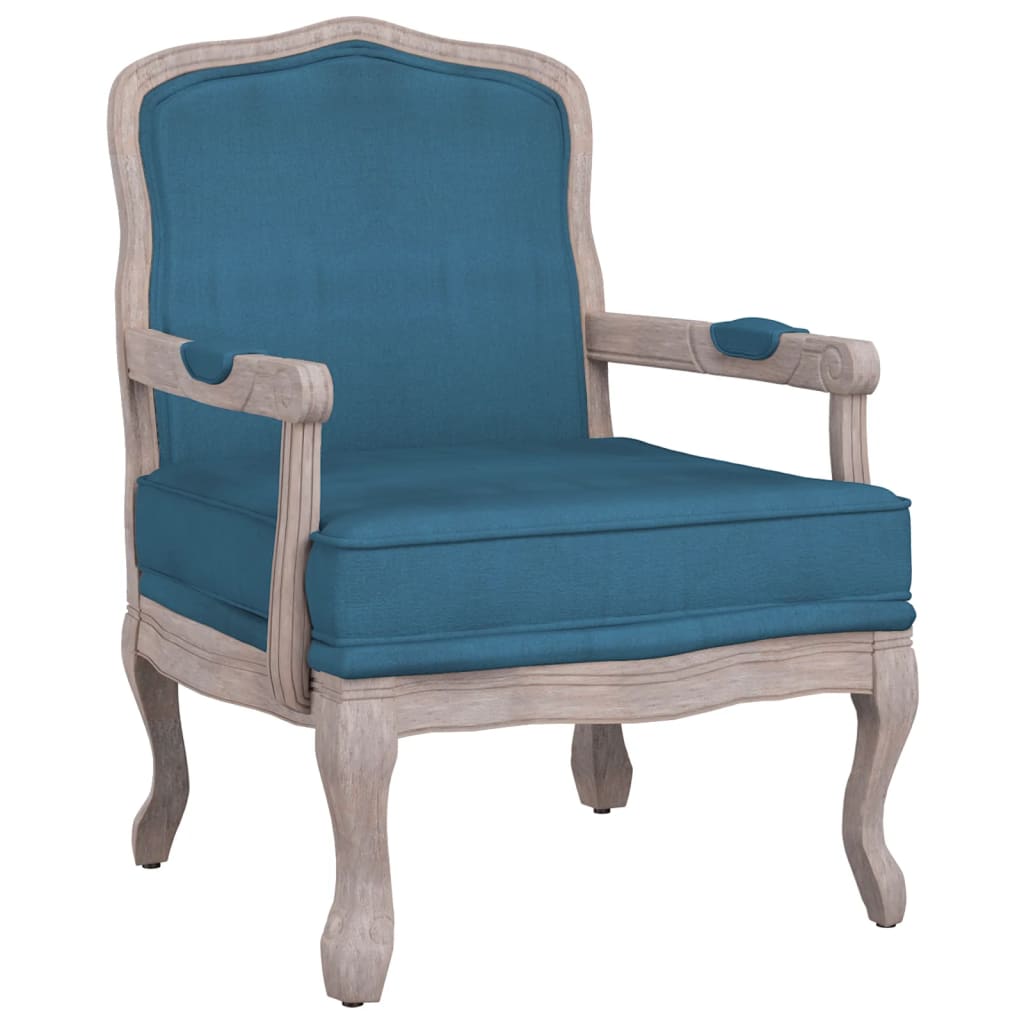 Sessel Blau 64x64x90 cm Samt