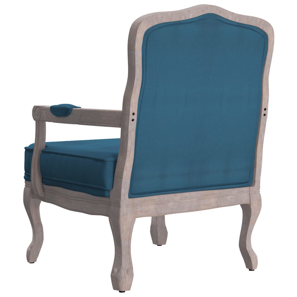 Sessel Blau 64x64x90 cm Samt