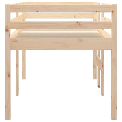 Hochbett 80x200 cm Massivholz Kiefer