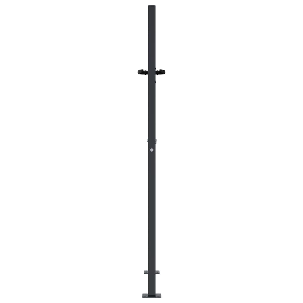 Gartentor Anthrazit 100x125 cm Stahl Baum-Design